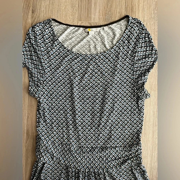 Boden Women’s Amelie Jersey Dress Heron Blue Short Sleeves - Size 6 - Picture 3 of 9